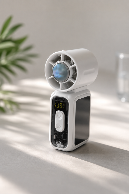 Aeris Go Portable Fan – 4-in-1 Handheld Device